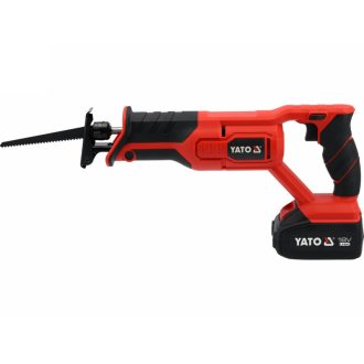   YATO Säbelsäge bürstenlos 18 V (1 x 4 Ah Akku + Ladegerät)