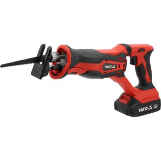   YATO Säbelsäge 18 V (1 x 2 Ah Akku und Ladegerät inklusive)