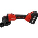 YATO Akku-Winkelschleifer bürstenlos 125 mm 18 V (mit 4 Ah Akku und 2 Ah Ladegerät)