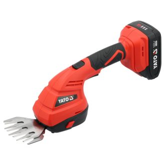   YATO Akku-Gras- und Heckenschere bürstenlos 18 V (mit 2 Ah Akku und Ladegerät)