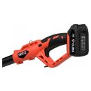 YATO Akku-Laubschneider 207-2740 mm 18 V Li-Ion (1 x 2,0 Ah Akku + Ladegerät)