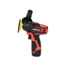 YATO Akku-Polierer 80 mm 12 V Li-Ion (1 x 2,0 Ah Akku + Ladegerät)