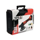 YATO Akku-Exzenterpolierer 150 mm ohne Kohlebürste 18 V Li-Ion (1 x 3,0 Ah Akku + Ladegerät)