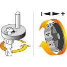 YATO Akku-Exzenterpolierer 150 mm ohne Kohlebürste 18 V Li-Ion (1 x 3,0 Ah Akku + Ladegerät)