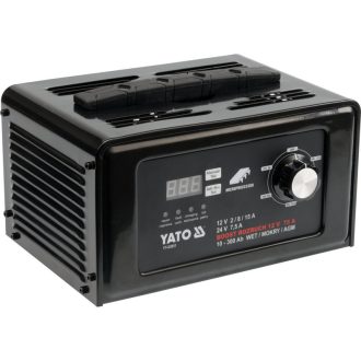 YATO Batterieladegerät-Starter 12/24 V 15 A 10-300 Ah