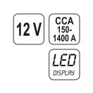 YATO Batterietester 12V Digit CCA 150-1400A
