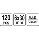 YATO Glassicherungsset 120-teilig
