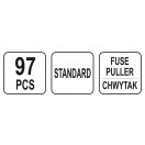 YATO Sicherungssatz 97 Teile allgemein