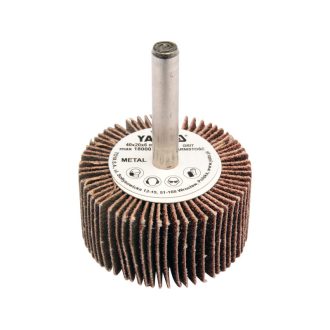 YATO Zapfenlamellen-Schleifscheibe 40 x 20 x 6 mm / P100