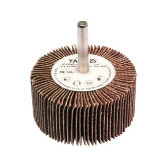 YATO Lamellenschleifscheibe mit Schaft 60 x 30 x 6 mm / P60