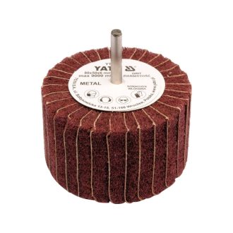 YATO Lamellenschleifscheibe mit Schaft 80 x 50 x 6 mm / P200