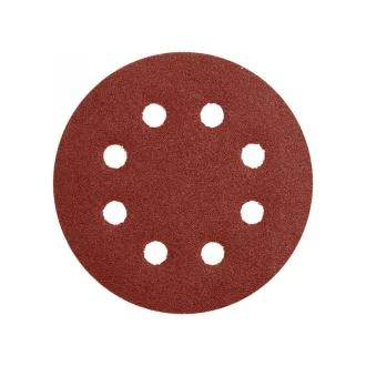 YATO Klett-Fiberscheibe 125 mm / P60 8-lochig (5 Stück)