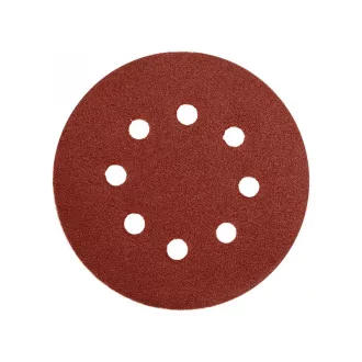 YATO Klett-Schleifscheibe 125 mm / P120 8-loch (5 Stück)