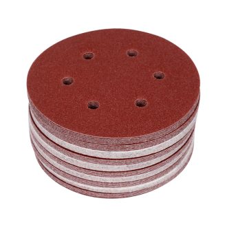 YATO Klettschleifscheibe 150 mm / P60 6-Loch (50 Stück)