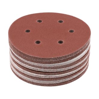 YATO Kletten-Faserscheibe 150 mm / P80 6 Löcher (50 Stück)