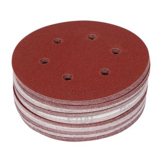 YATO Klettschleifscheibe 150 mm / P100 6-Loch (50 Stück)