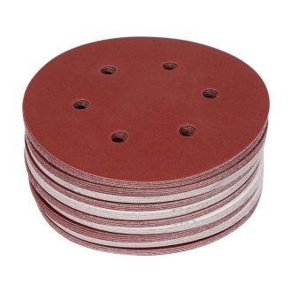   YATO Klett-Schleifscheibe 150 mm / P180 6 Löcher (50 Stück)