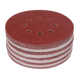 YATO Klettschleifscheibe 150 mm / P120 8-Loch (50 Stück)