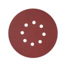 YATO Faser-Schleifscheibe mit Klettverschluss 150 mm / P240 8 Löcher (50 Stück)