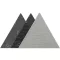 YATO Klett-Deltaschleifgitter 280 mm / P180 (3 Stück)