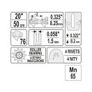 YATO Kettensägenführung 20" 0,325" 1,5 mm