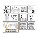YATO Kettensägenkette 13" 0,325" 1,5 mm 56 Glieder