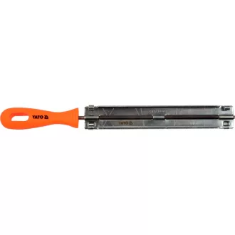 YATO Rundkettenfeile mit Führung und Griff 4,0 mm