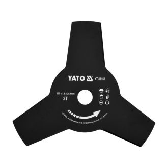 YATO Mähmesser dreizinkig 255 x 25,4 x 1,6 mm