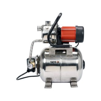 YATO Hauswasserwerkspumpe mit Inox-Hydrophortank 1200 W