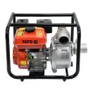 YATO Benzin-Wasserpumpe 3" 208 cm3 5,9 PS 60 m3/h