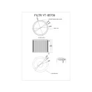 YATO HEPA-Filter für Staubsauger YT-85710