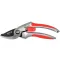 YATO Gartenschere 208 mm Aluminium mit teflonbeschichtetem Seitenschneider