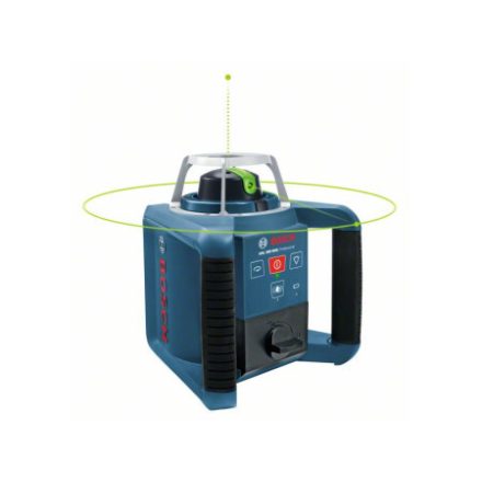 BOSCH GRL 300 HVG grüner Rotationslaser + LR 1G Lasermessgerät + RC 1 Fernbedienung + WM 4 Halterung