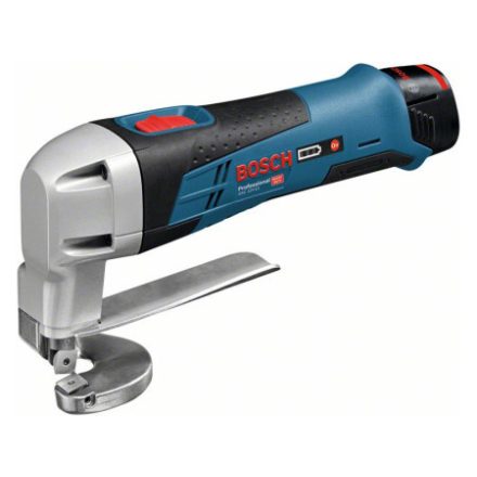 BOSCH GSC 12V-13 Akku-Plattenschneideschere (2 x 2,0 Ah Akkus) in L-Boxx