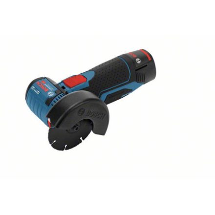 BOSCH Akku-Winkelschleifer 76 mm GWS 12V-76 im L-Boxx (2 x 3,0 Ah Akku + Schnellladegerät)