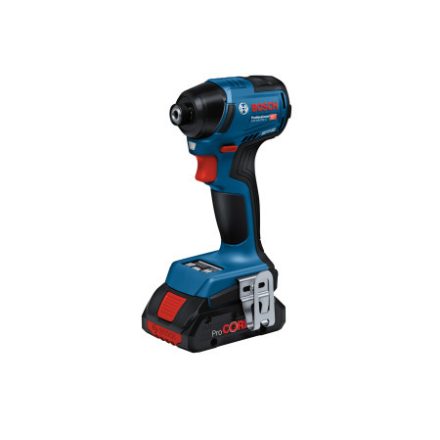 BOSCH Akku-Schlagschrauber GDR 18V-220 C (2 x 5,0 Ah Akkus + Schnellladegerät + Modul)