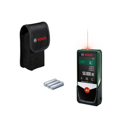 BOSCH Digitaler Laser-Entfernungsmesser AdvancedDistance 50 C in Schutztasche (bis 50 m)