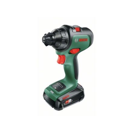 BOSCH AdvancedDrill 18 Akku-Bohrschrauber + Bohrfutteradapter (1 x 2,5 Ah Akku) im Koffer