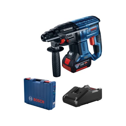 BOSCH Akku-Bohrhammer GBH 180-LI SDS-Plus im Koffer (1 x 4,0 Ah Akku + Schnellladegerät)