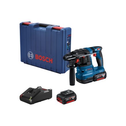 BOSCH Akku-Bohrhammer GBH 185-LI im Koffer (1 x 4,0 Ah Akku + Schnellladegerät) SDS-Plus