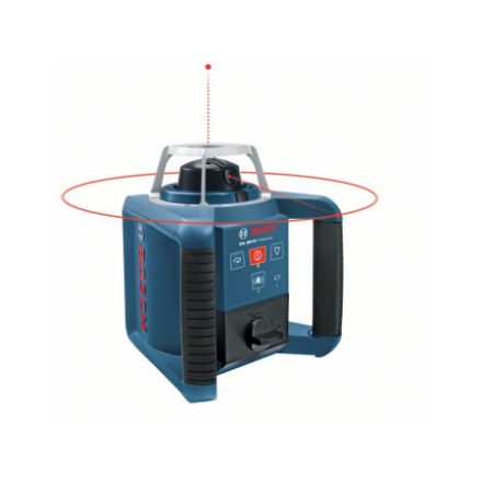 BOSCH Rotationslaser GRL 300 HV + Stativ BT 300 + Waage GR 240 + Laserempfänger LR 1 + Fernbedienung RC 1