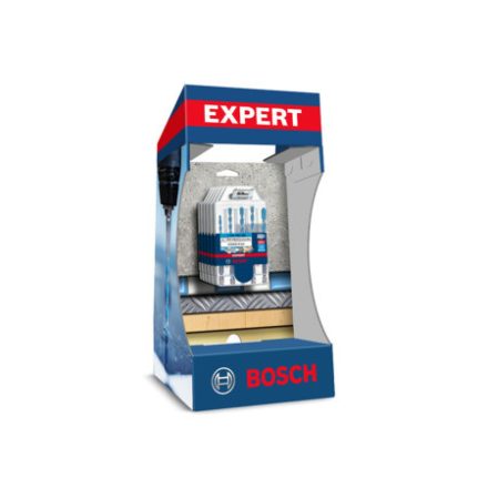 BOSCH EXPERT HEX-9 Universalbohrer-Set 5-teilig (6 Stk.) in aufstellbarer Display-Box