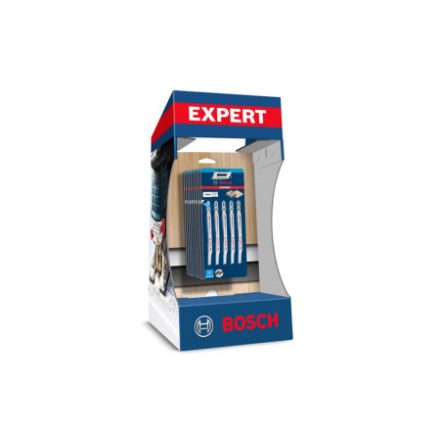 BOSCH EXPERT Stichsägeblatt für Laminat T 308 BF (10 x 5 Stück) in aufstellbarer Display-Verpackung
