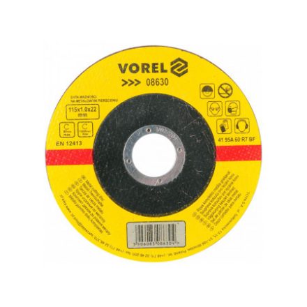 VOREL Trennscheibe für Metall 115 x 1,0 x 22,2 mm