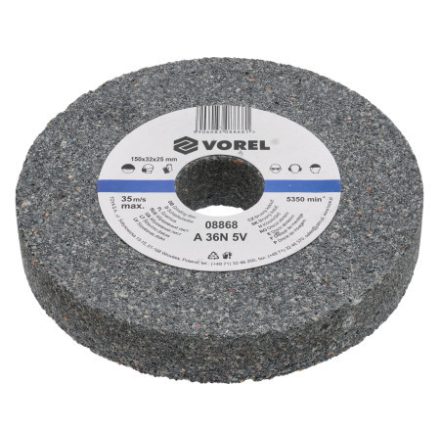 VOREL Schleifscheibe 150 x 32 x 25 mm grobe Körnung