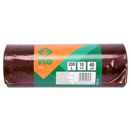 FLO Grünabfall-Sammelbeutel Belüftung 200 Liter 0,04 mm (10 Stück)