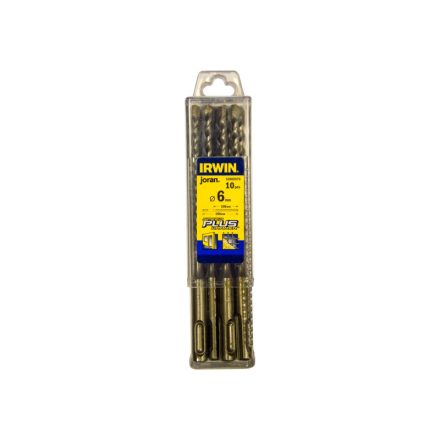 IRWIN Gesteinsbohrer 6 x 160/100 mm SDS-Plus (10 Stück)