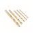 IRWIN Schraubenbohrer-Set 5-teilig HSS TiN zylindrisch (4-5-6-8-10 mm)