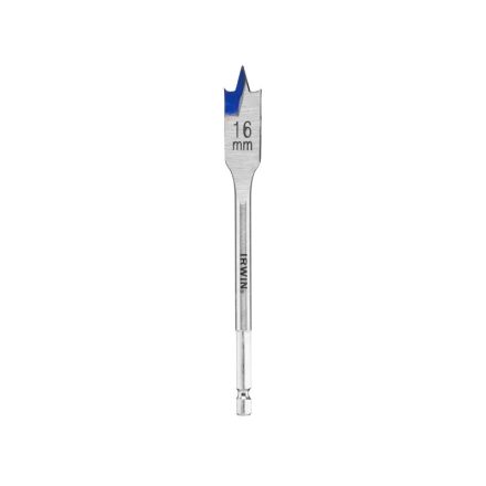 IRWIN Flachholzbohrer 16 x 152 mm Bit Blue Groove 4x