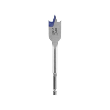 IRWIN Flachholzbohrer 24 x 152 mm Bit Blue Groove 4x